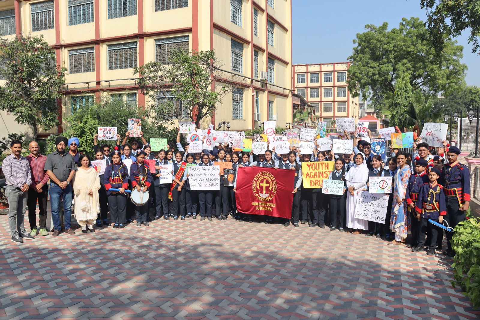 Sacred Heart Convent School Takes a Stand Against Drug Abuse: Awareness Rally against ‘DRUG ABUSE’