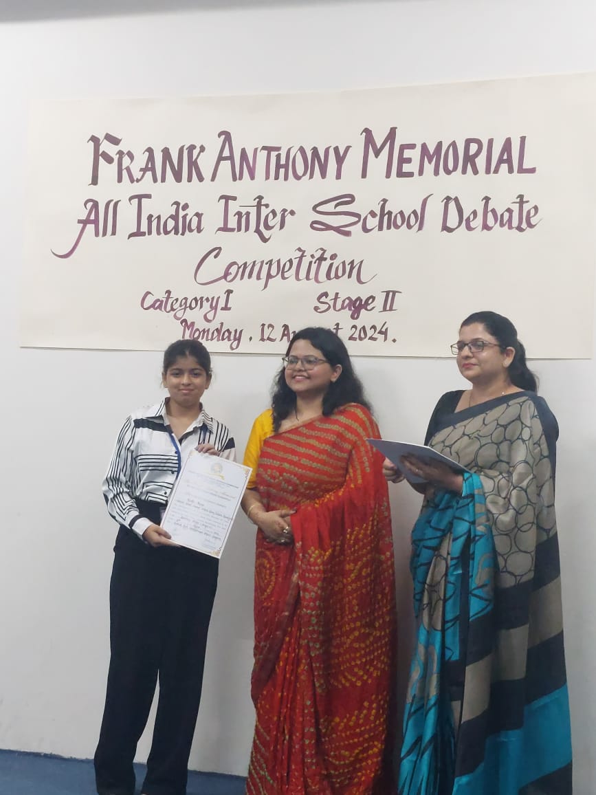 Hearty congratulations to JAHNAVI KAUSHAL ! You made us all proud