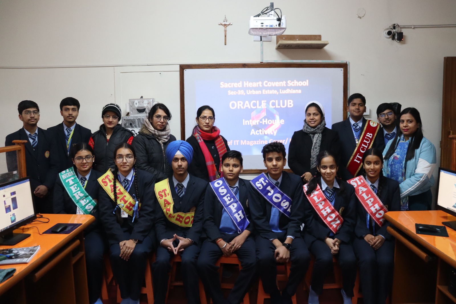 The Oracle Club/ IT Club of the School Organized an Engaging and Creative Activity 