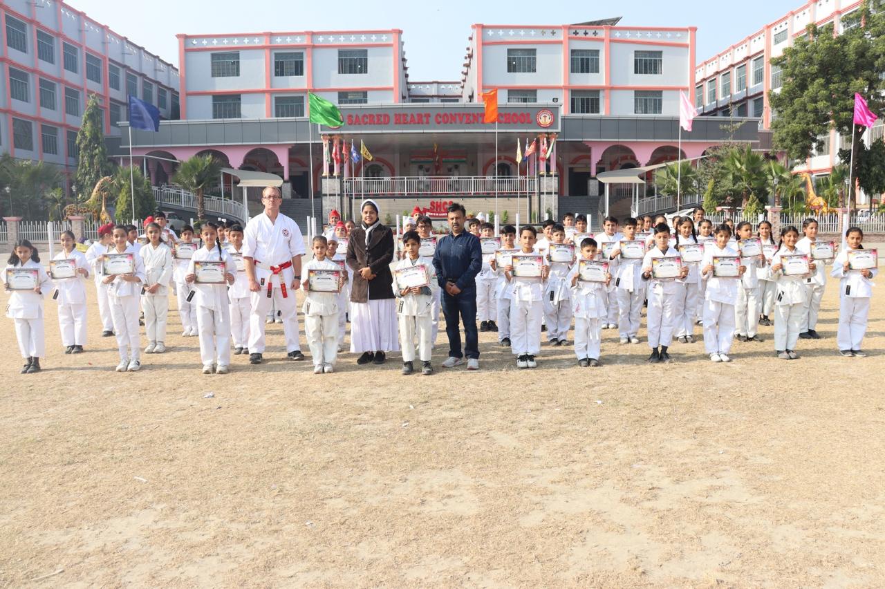 Organized a One-Day Special Karate Training Session on 12th December 2024 in the School campus.