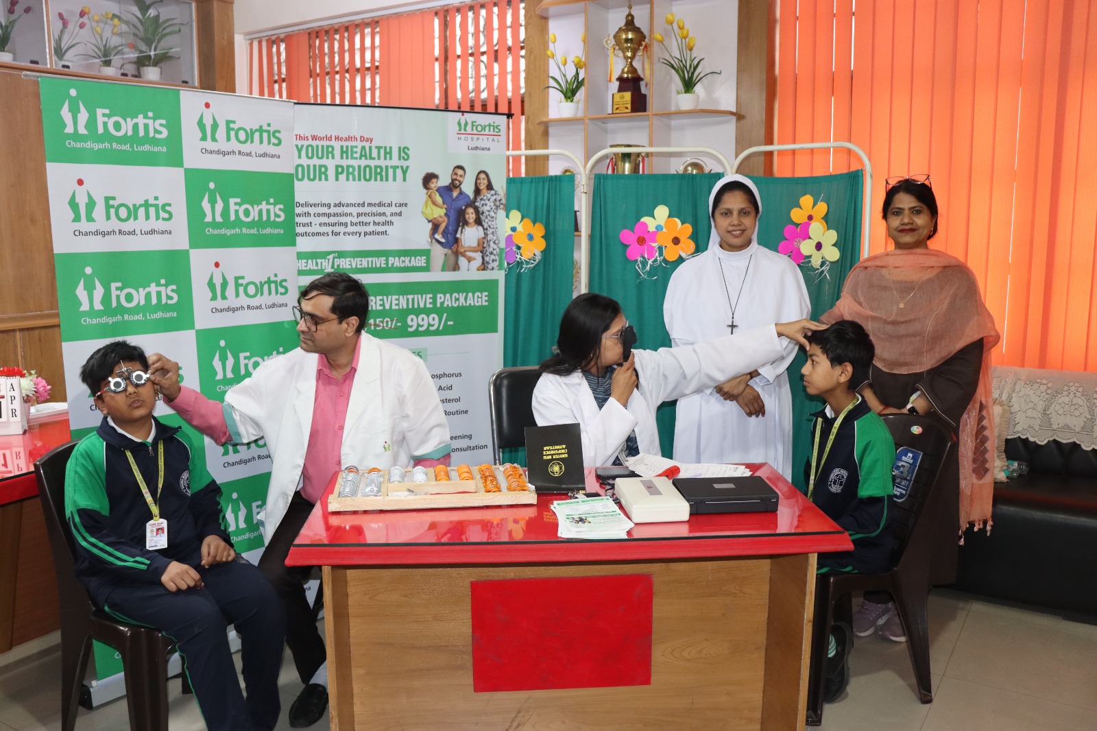 Student Health Camp: Dental and Eye Examination 